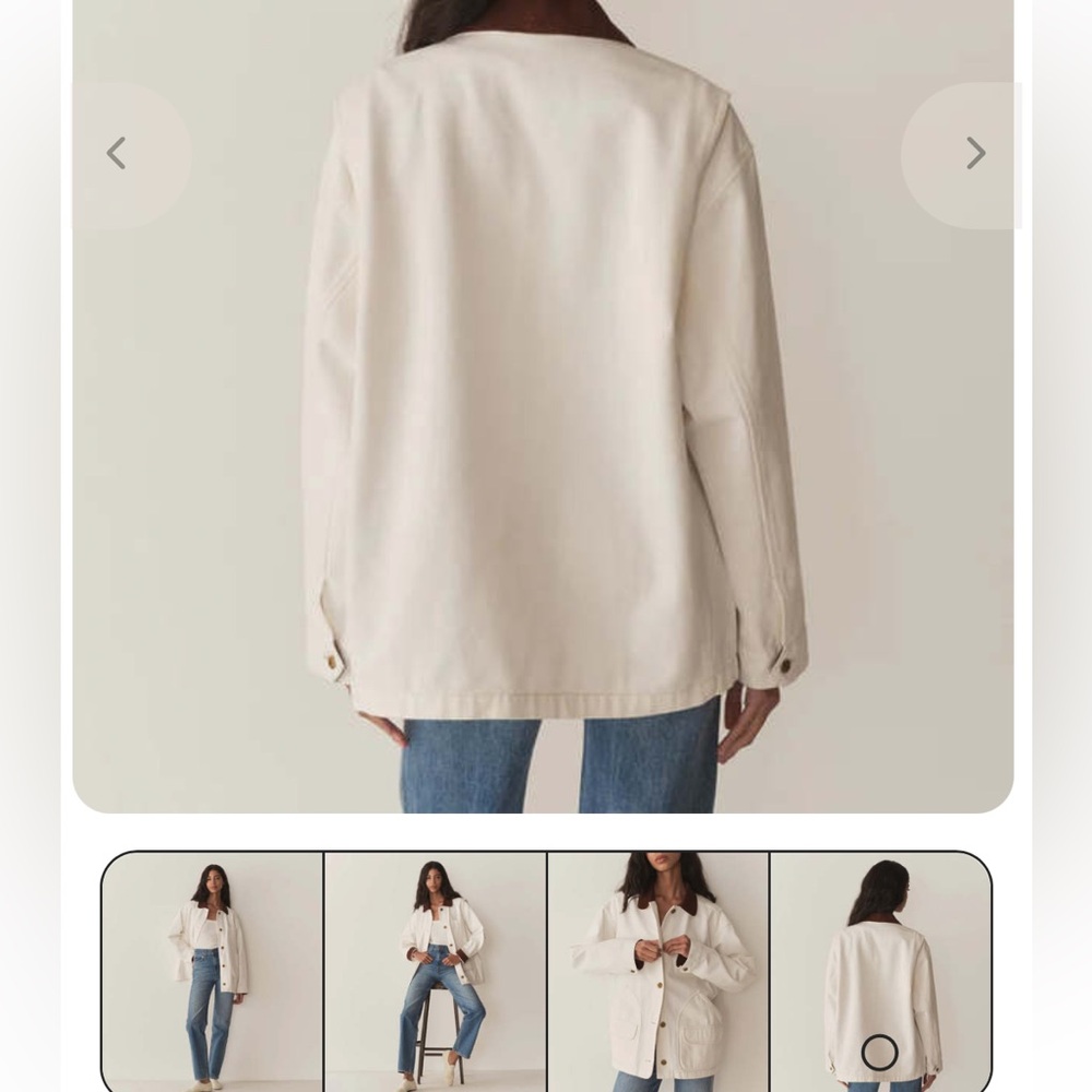 Doen Pascual Jacket in Salt size Large - new with tags - Picture 8 of 8